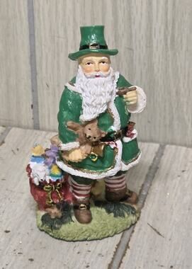 Vtg 1995 The International Santa Claus Collection Ireland Irish Father Christmas